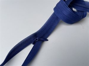 Usynlig /skjult lynlås fra YKK - 60 cm, cobalt blue